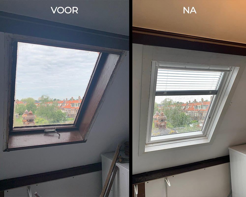 VELUX dakraam vervangen kosten Dakraam laten vervangen Leiden