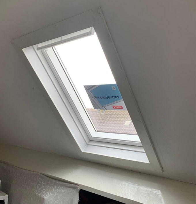VELUX dakraam FK04 geplaatst Hoofddorp VELUX dakraam FK04 plaatsen Hoofddorp